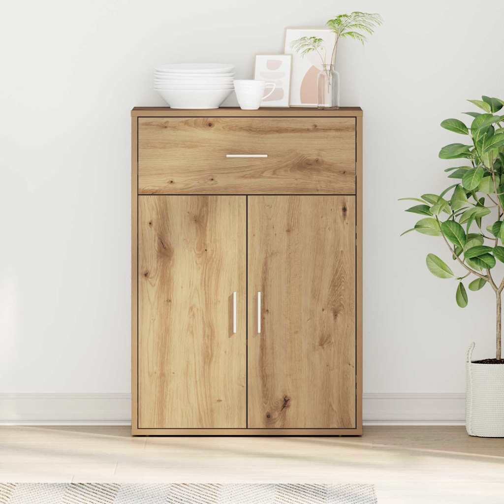 Sideboard Artisan Egetræ 60 x 30 x 84 cm Konstrueret træ
