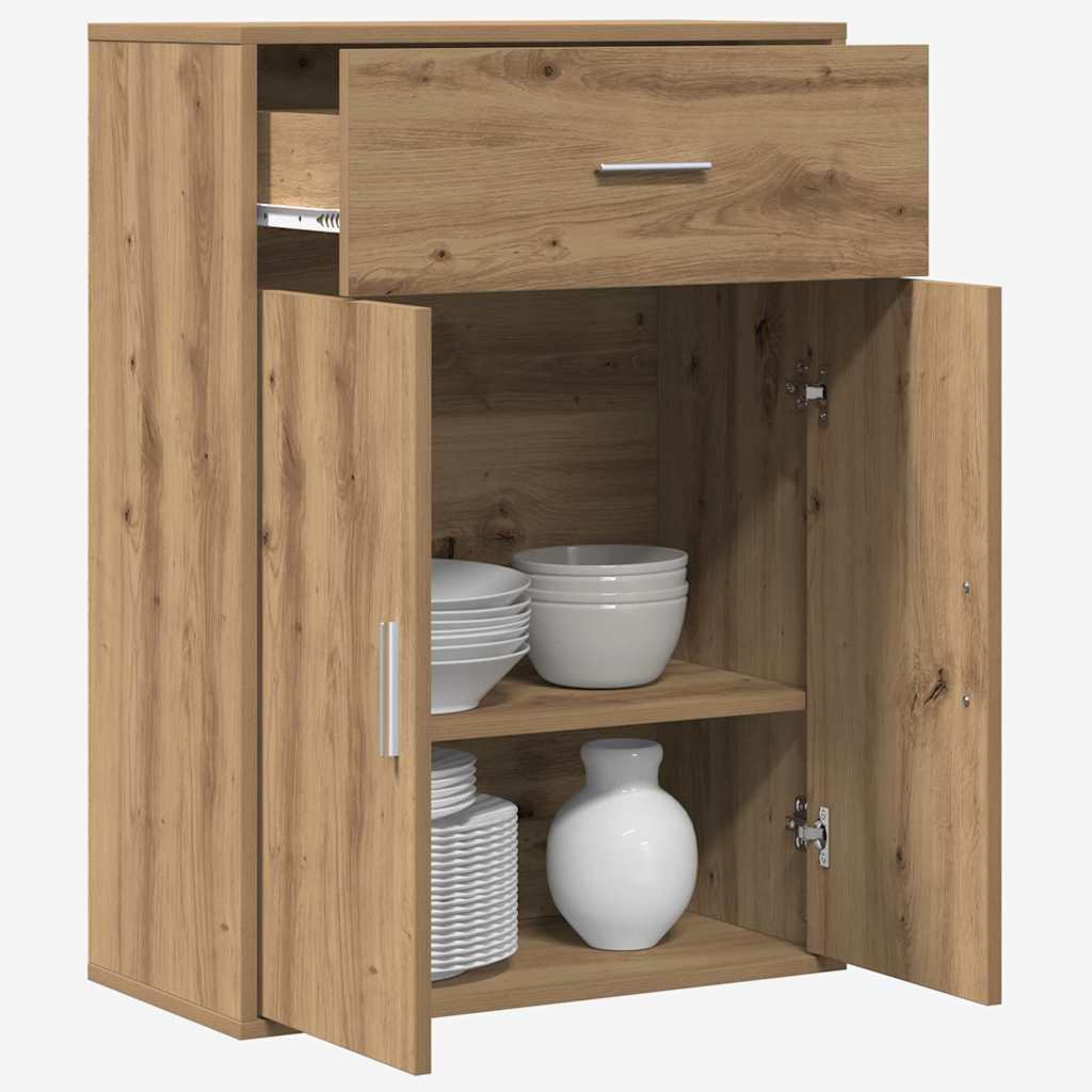 Sideboard Artisan Egetræ 60 x 30 x 84 cm Konstrueret træ