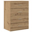 Sideboard Artisan Egetræ 60 x 39 x 80 cm Konstrueret træ
