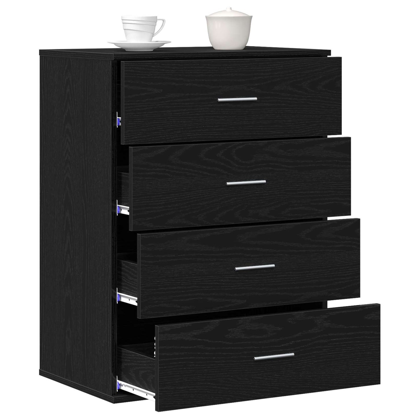 Sideboard Sort eg 60 x 39 x 80 cm Konstrueret træ