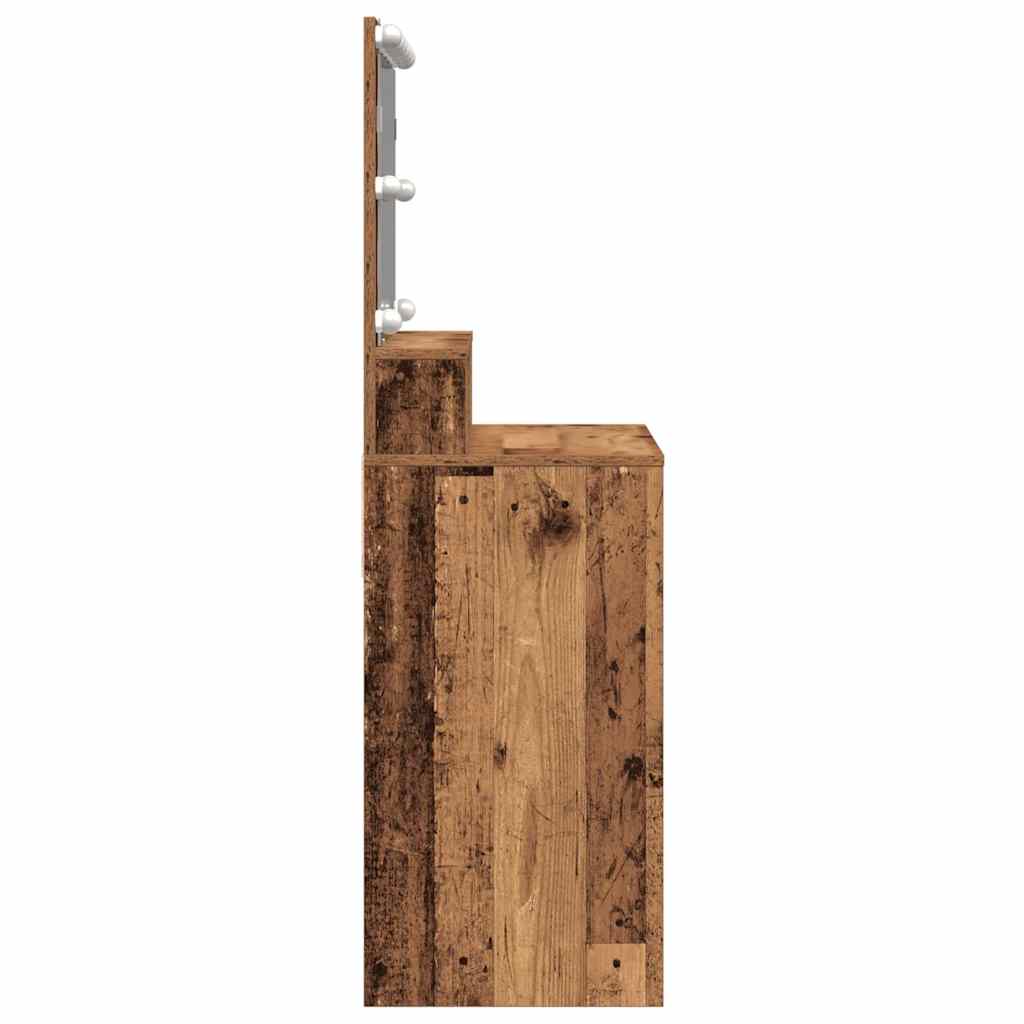 Klædeskab Gammelt træ 80 x 41 x 134,5 cm Konstrueret træ