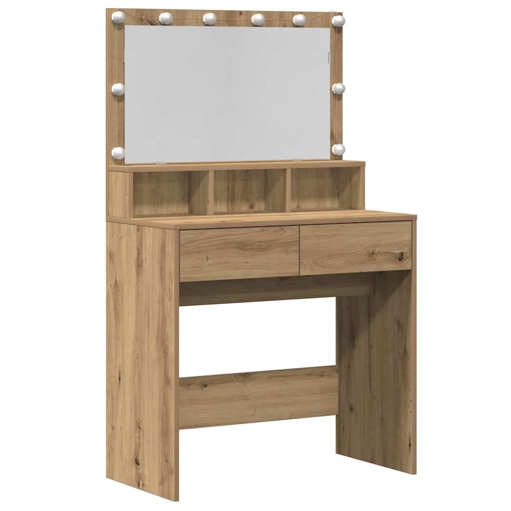 Klædeskab Artisan Egetræ 80 x 41 x 134,5 cm Konstrueret træ