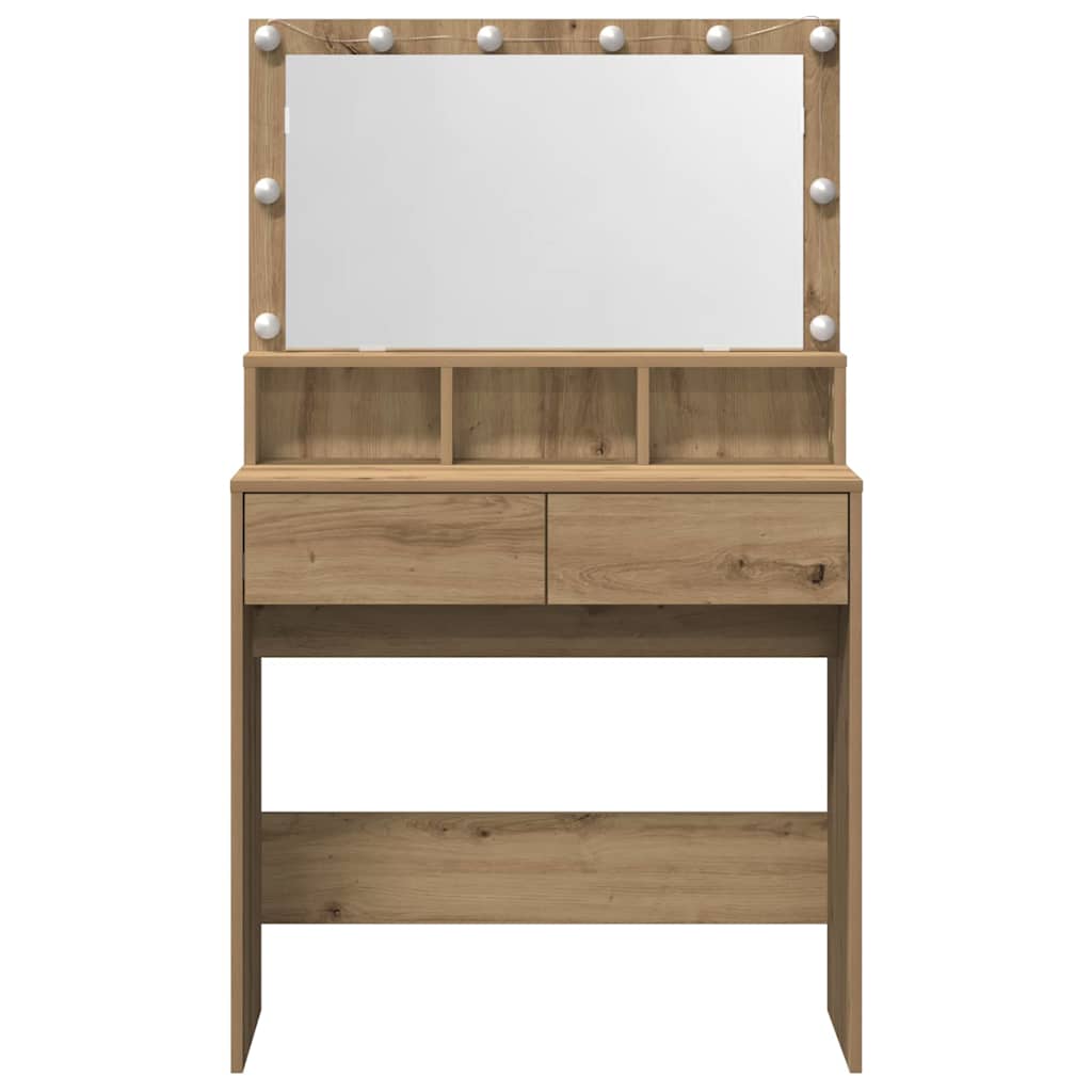 Klædeskab Artisan Egetræ 80 x 41 x 134,5 cm Konstrueret træ
