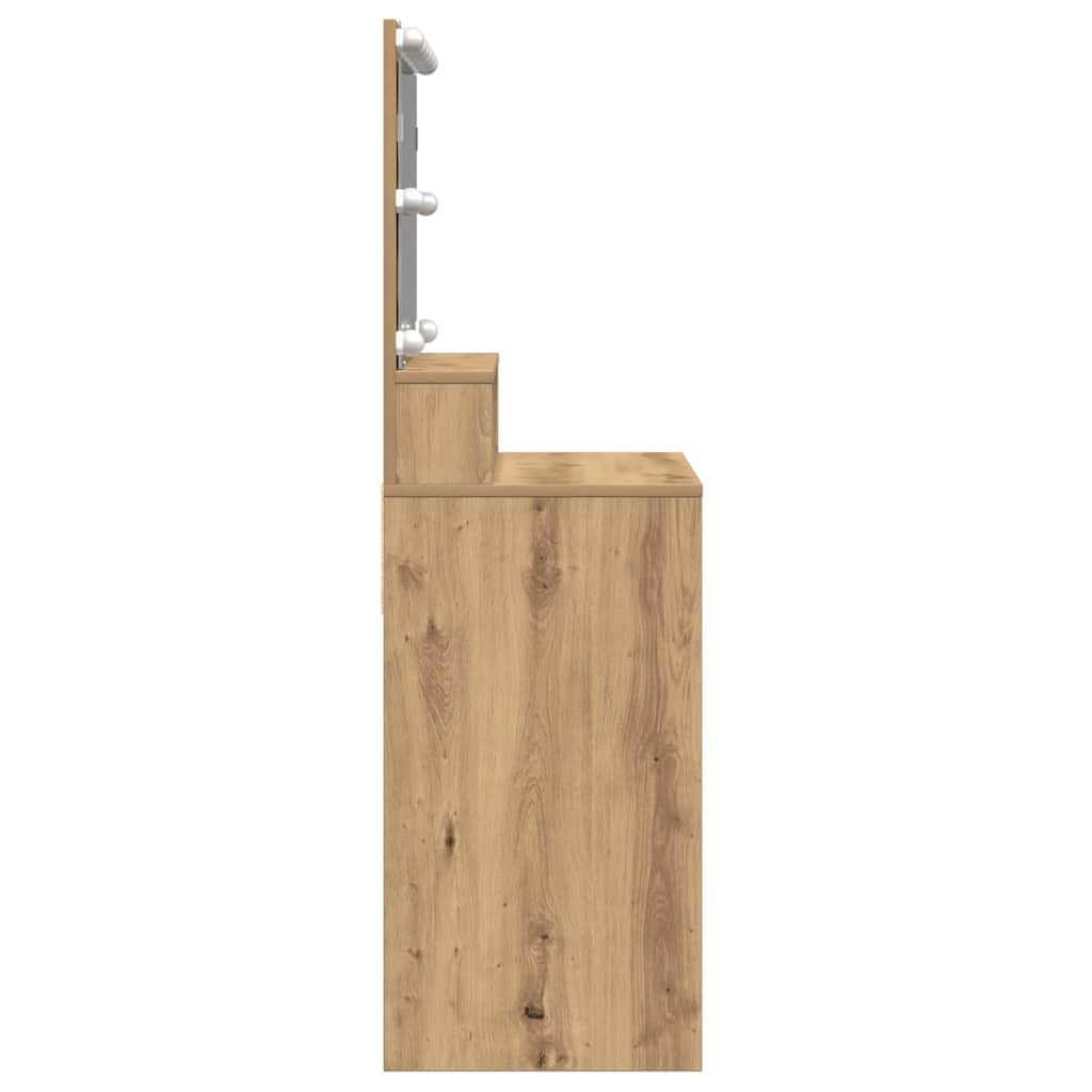 Klædeskab Artisan Egetræ 80 x 41 x 134,5 cm Konstrueret træ