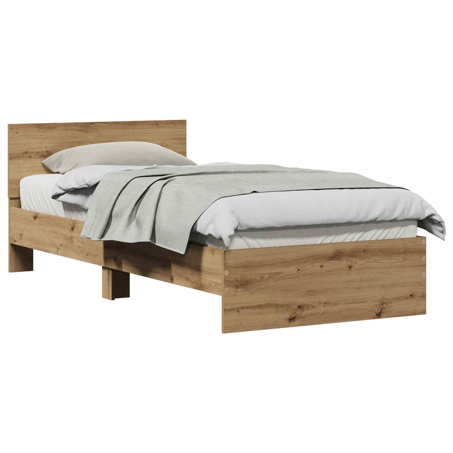Sengestel Artisan Egetræ 90 x 200 cm Konstrueret træ