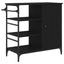 Køkkenvogn Sort eg 87.5 x 39 x 84.5 cm Konstrueret træ