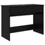 Kosmetikbord med skuffe med opbevaring Sort eg 100 x 45 x 76 cm