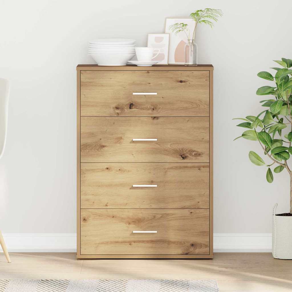 Sideboard Artisan Egetræ 60 x 31 x 84 cm Konstrueret træ