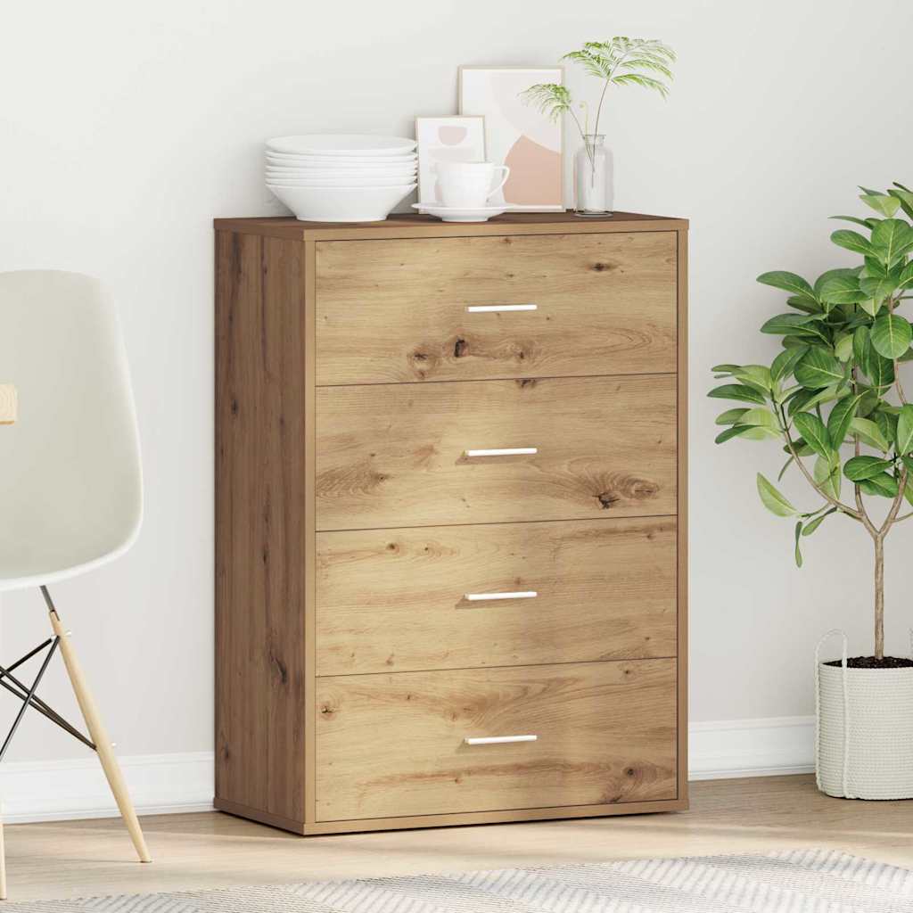 Sideboard Artisan Egetræ 60 x 31 x 84 cm Konstrueret træ
