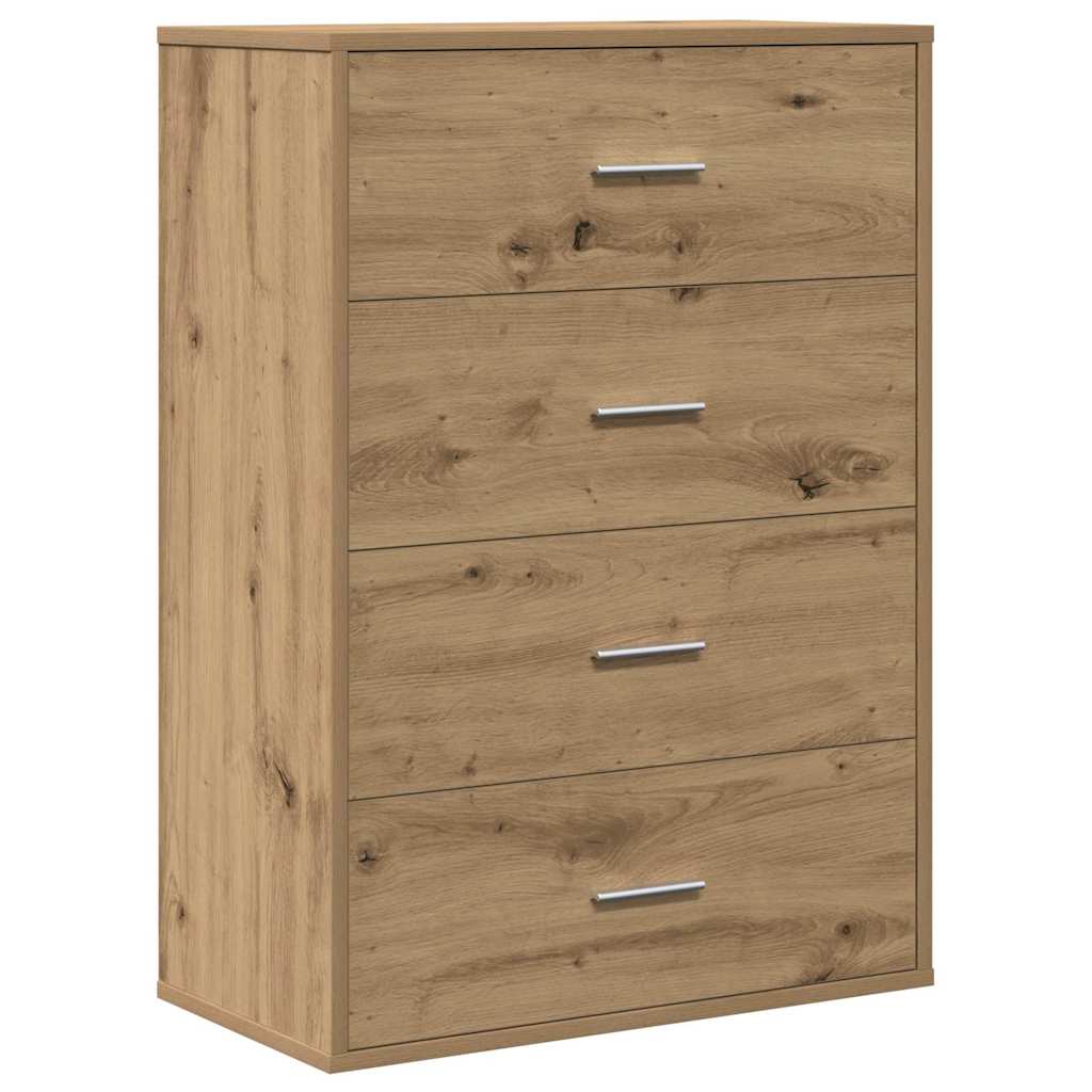 Sideboard Artisan Egetræ 60 x 31 x 84 cm Konstrueret træ