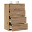 Sideboard Artisan Egetræ 60 x 31 x 84 cm Konstrueret træ