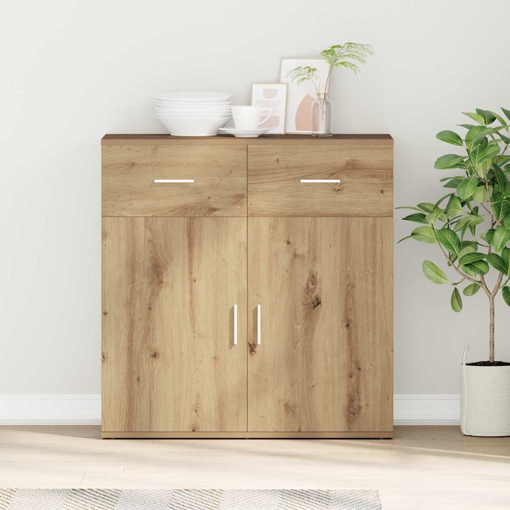 Sideboard Artisan Egetræ 78 x 38 x 80 cm Konstrueret træ