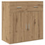 Sideboard Artisan Egetræ 78 x 38 x 80 cm Konstrueret træ