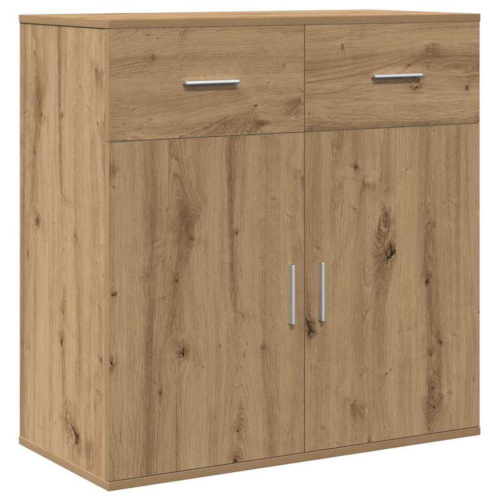 Sideboard Artisan Egetræ 78 x 38 x 80 cm Konstrueret træ