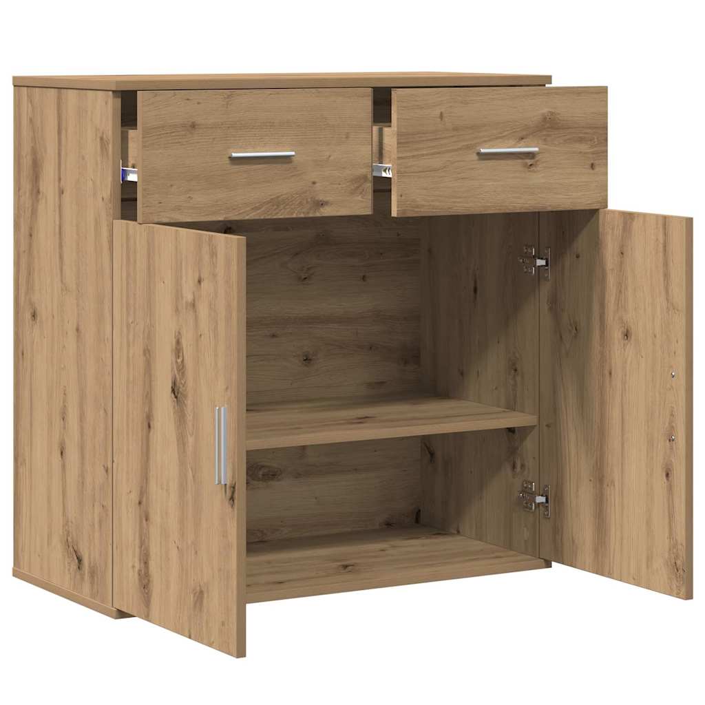 Sideboard Artisan Egetræ 78 x 38 x 80 cm Konstrueret træ