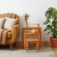 Nesting sideborde 3 pcs Naturfarvet Massiv Mahogni