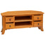TV-skab med hylde Naturfarvet 100 x 40,5 x 46 cm Massiv Mahogni