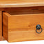 Konsolbord Naturfarvet 50,5 x 30 x 75,5 cm Massiv Mahogni