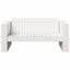 Havemøbelsofa Hvid 134 x 60 x 62 cm Massiv fyrretræ