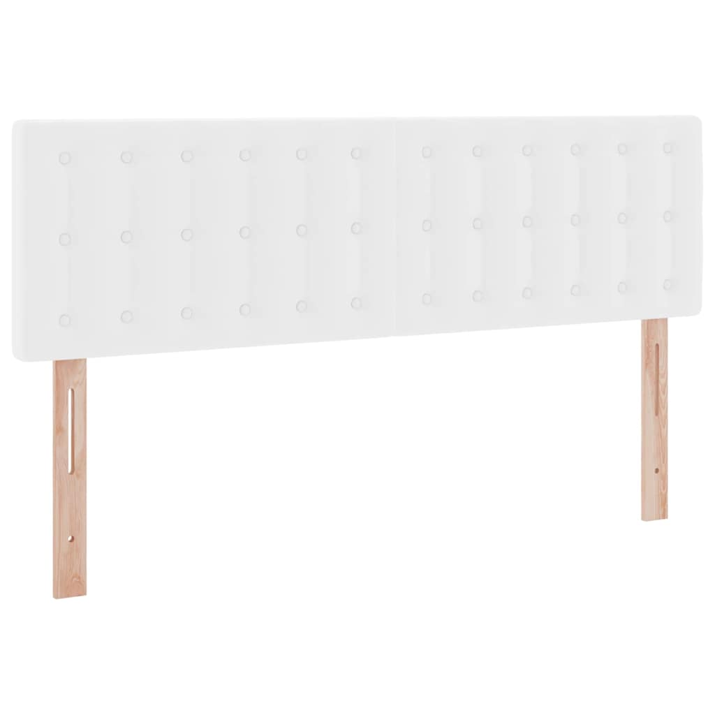 Seng med opbevaring og madras Ren Hvid 140 x 190 cm Faux læder