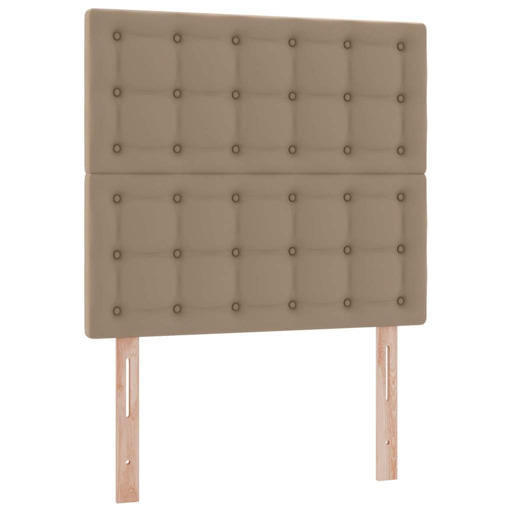 Opbevaringsseng Cappuccino 100 x 200 cm Faux læder