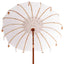 Balinesisk parasol med base Creme 185 x 185 x 260 cm