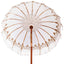 Balinesisk parasol med base Creme 185 x 185 x 260 cm
