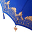 Balinesisk parasol med base Blå 185 x 185 x 260 cm