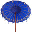 Balinesisk parasol med base Blå 215 x 215 x 260 cm
