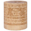 Balinesisk parasol med base Creme 95 x 95 x 260 cm