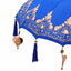 Balinesisk parasol med base Blå 95 x 95 x 260 cm
