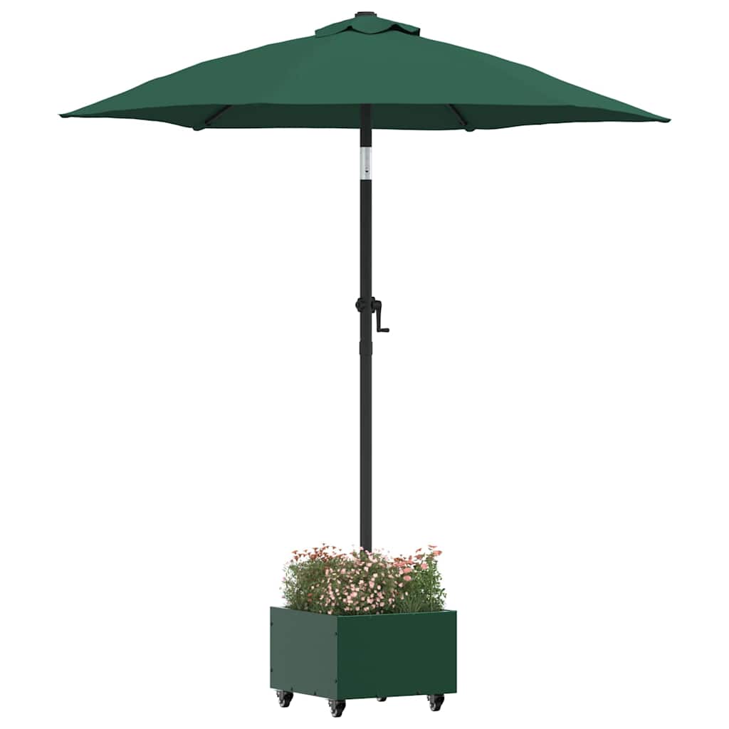 Parasolfod Grøn 45 x 45 x 45 cm Stål