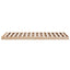 Gulv seng ramme Naturfarvet 160 x 220 cm Massiv fyrretræ