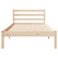 Sengestel Brun 215,5 x 85,5 x 69,5 cm Massivt fyrretræ