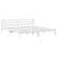 Sengestel Hvid 215,5 x 205,5 x 69,5 cm Massivt fyrretræ