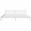 Sengestel Hvid 215,5 x 205,5 x 69,5 cm Massivt fyrretræ