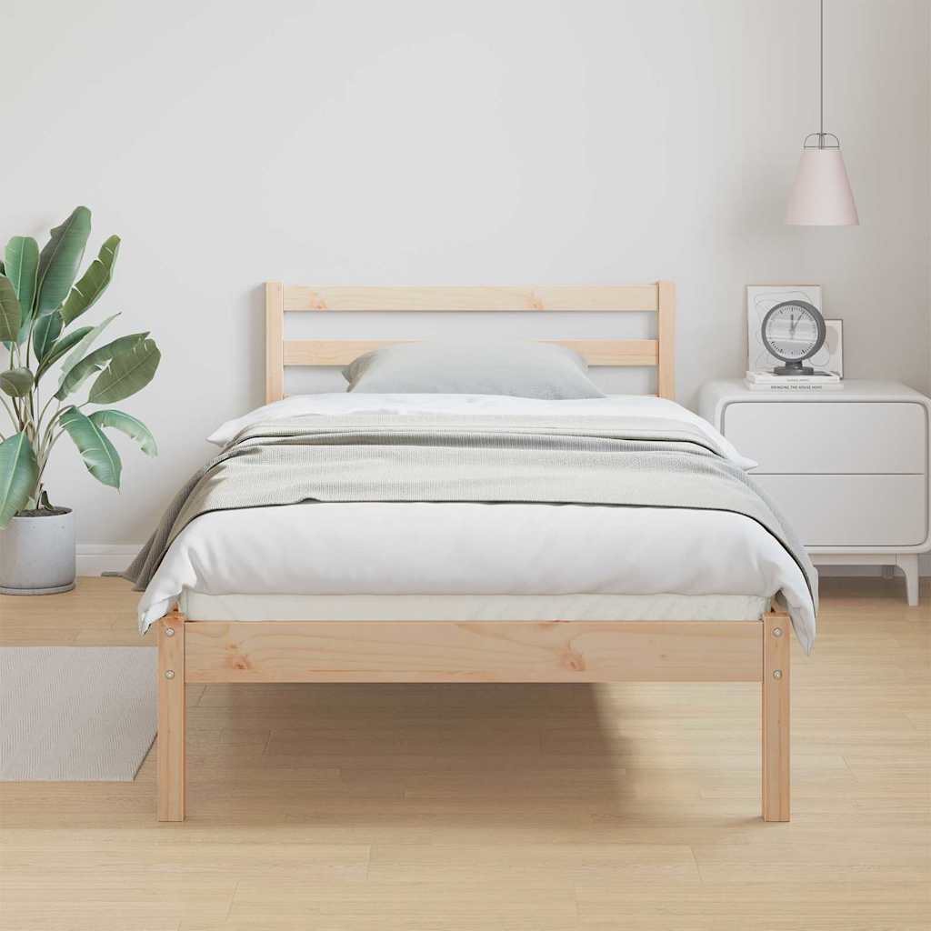 Sengestel Brun 225,5 x 95,5 x 69,5 cm Massivt fyrretræ