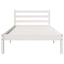 Sengestel Hvid 225,5 x 95,5 x 69,5 cm Massivt fyrretræ