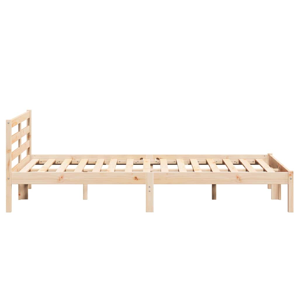 Sengestel Brun 225,5 x 145,5 x 69,5 cm Massivt fyrretræ