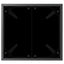 Solstol 2 pcs Sort og Brunt polyrattan