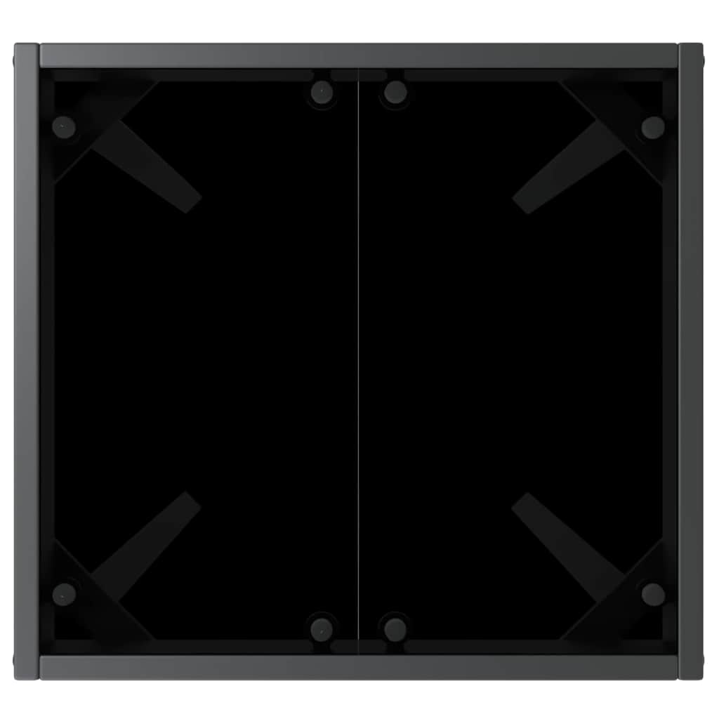 Solstol 2 pcs Sort og Brunt polyrattan