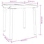 Solstol 2 pcs Sort og Hvid polyrattan