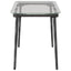 Havemøbel Bord Sort 80 x 40 x 45 cm polyrattan