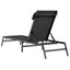 Solseng 1-person Sort og Anthracit 197 x 54 x 86 cm Stål