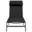 Solseng 1-person Sort og Anthracit 197 x 54 x 86 cm Stål
