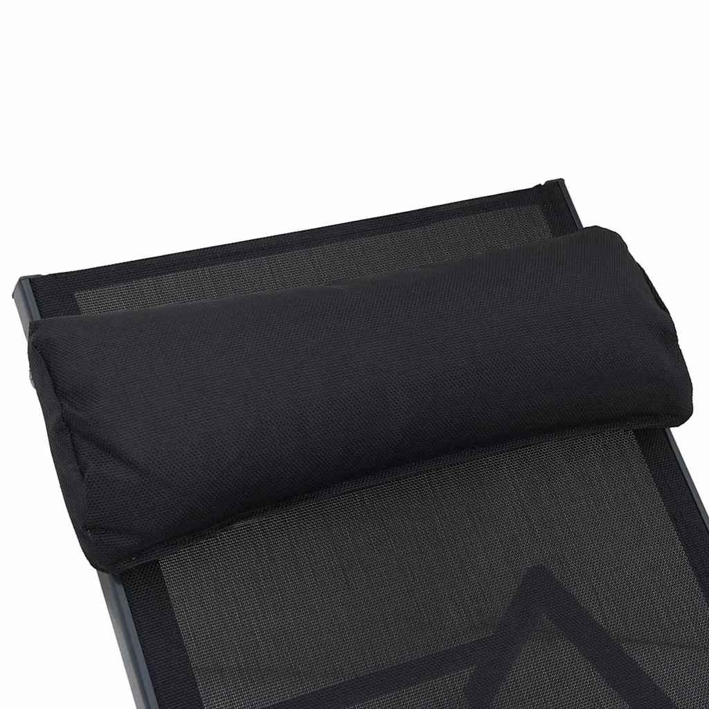 Solstole 2-person 3 pcs Sort og Anthracit Stål