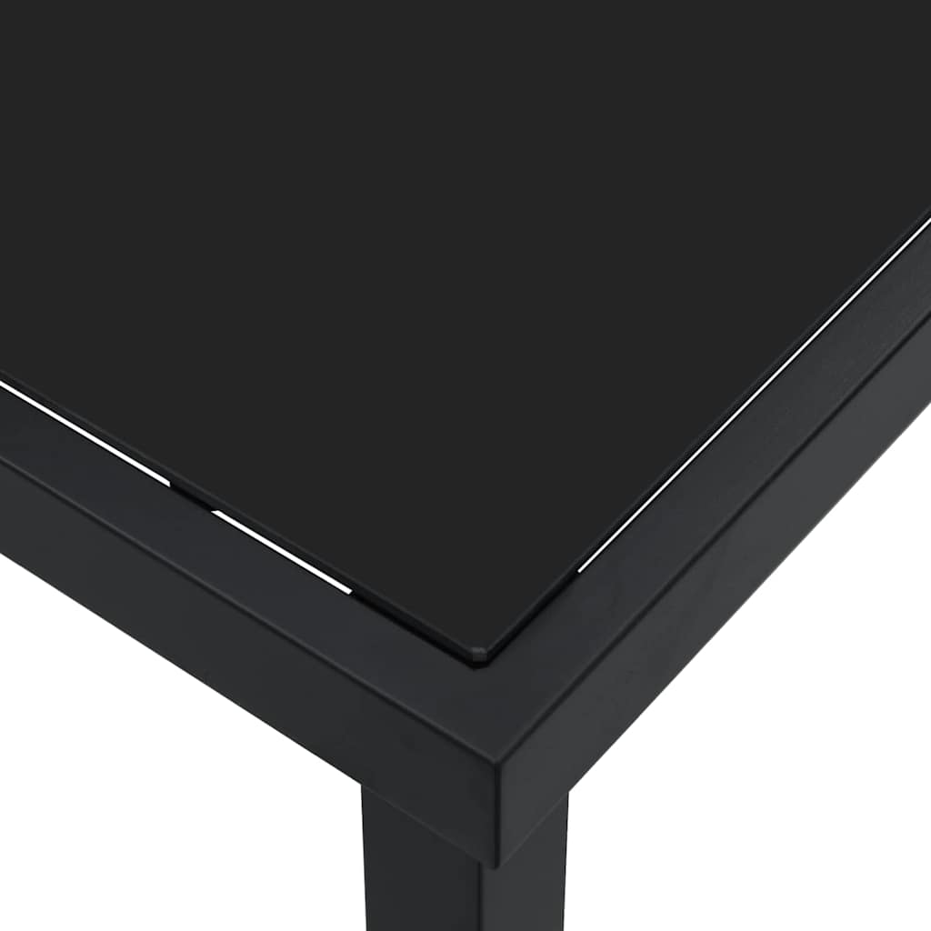 Havemøbel Bord Sort 80 x 80 x 73 cm Metal