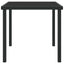 Havemøbel Bord Sort 80 x 80 x 73 cm Metal