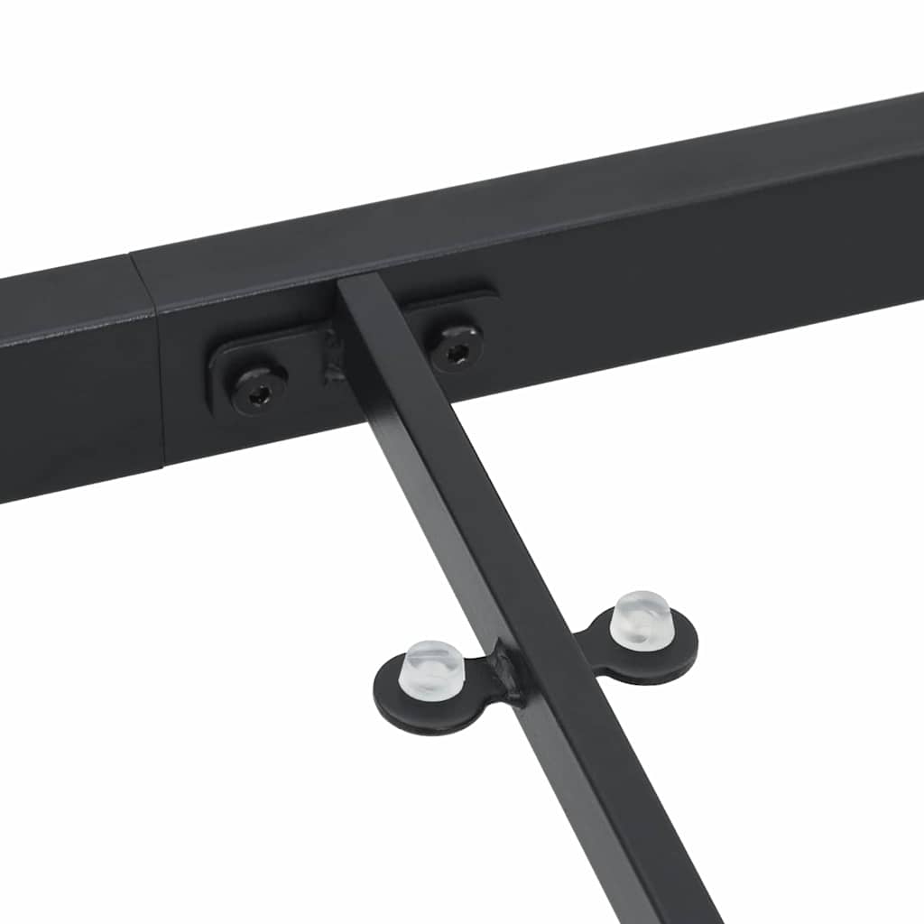 Havemøbel Bord Sort 140 x 70 x 73 cm Metal