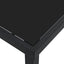 Havemøbel Bord Sort 160 x 80 x 73 cm Metal